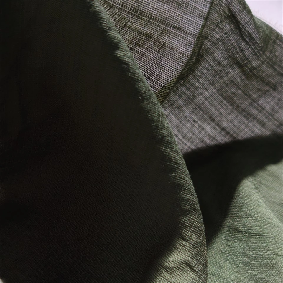 Ffabrig Polyester Slub